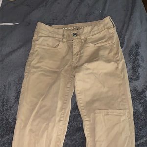 Khaki american eagle jeans